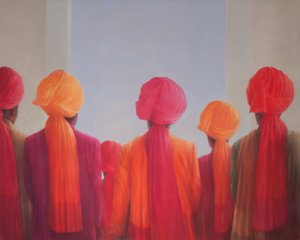 Turban Group, 2012 (acrílico sobre tela)